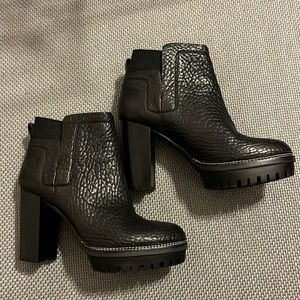 Black snake booties